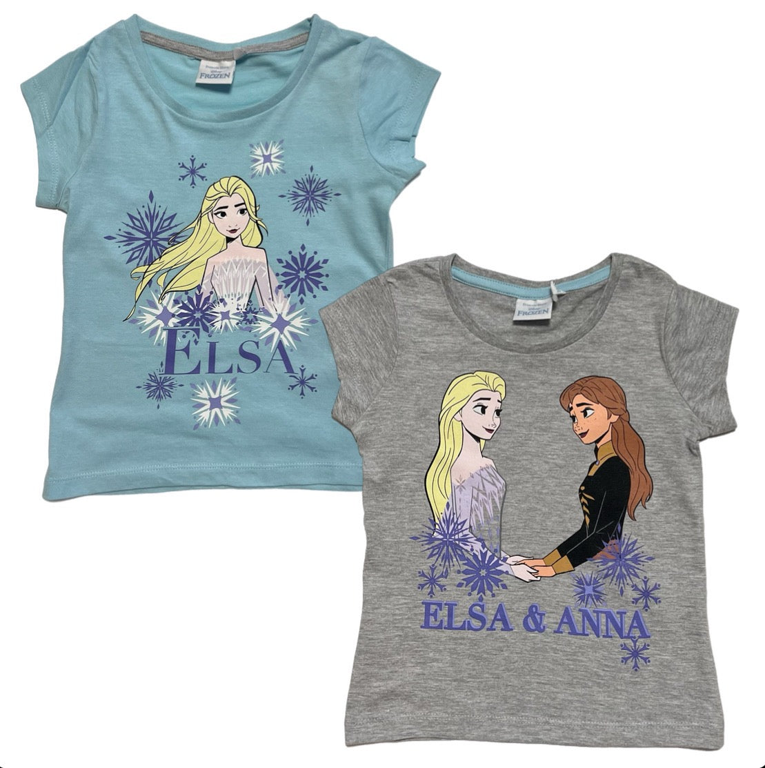 Mädchen T-Shirts 2er Pack Frozen