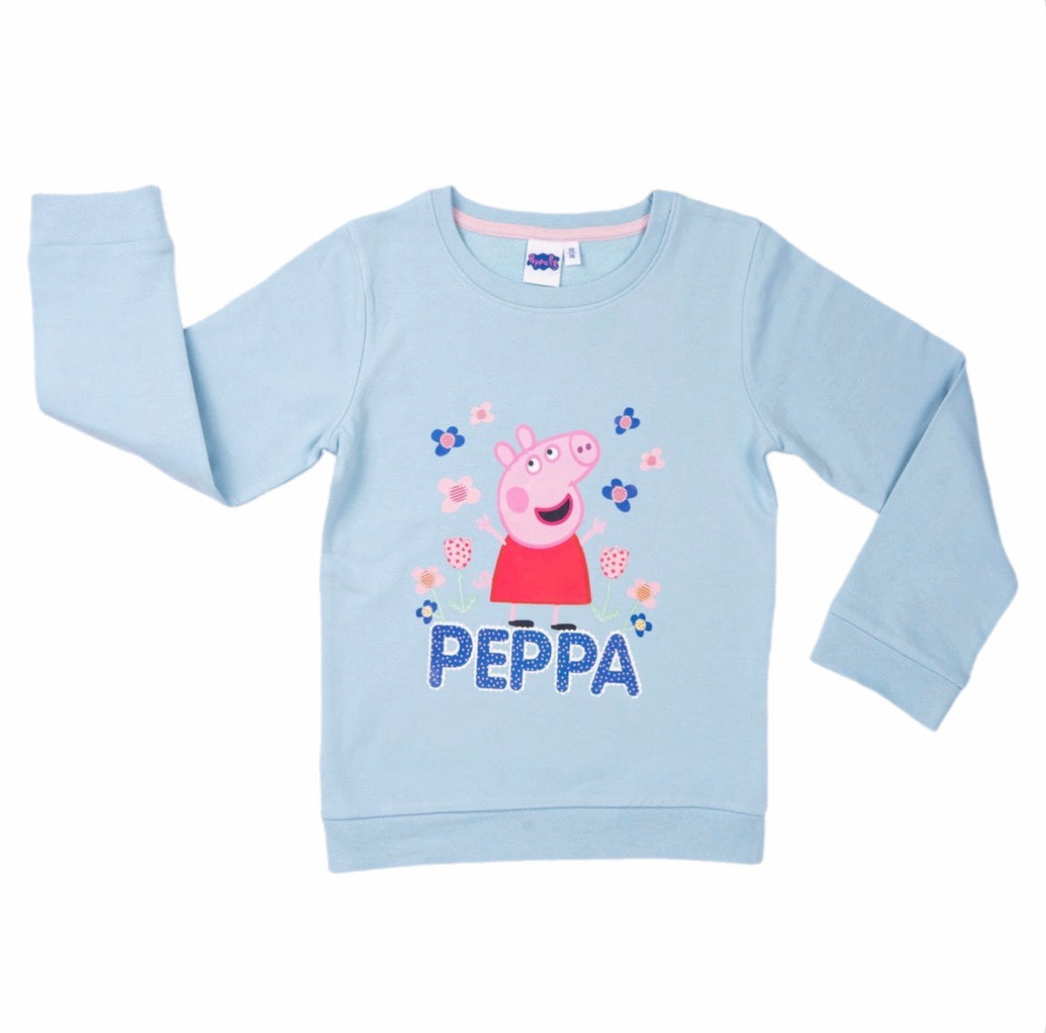 Mädchen Sweatshirt Peppa Wutz