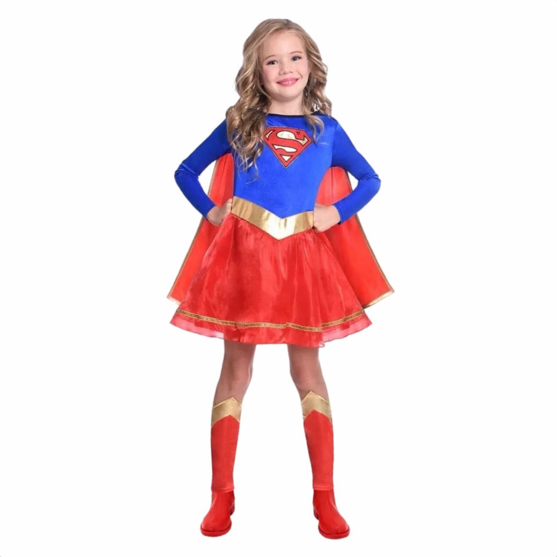 Kinder Kostüm Supergirl Superheldin