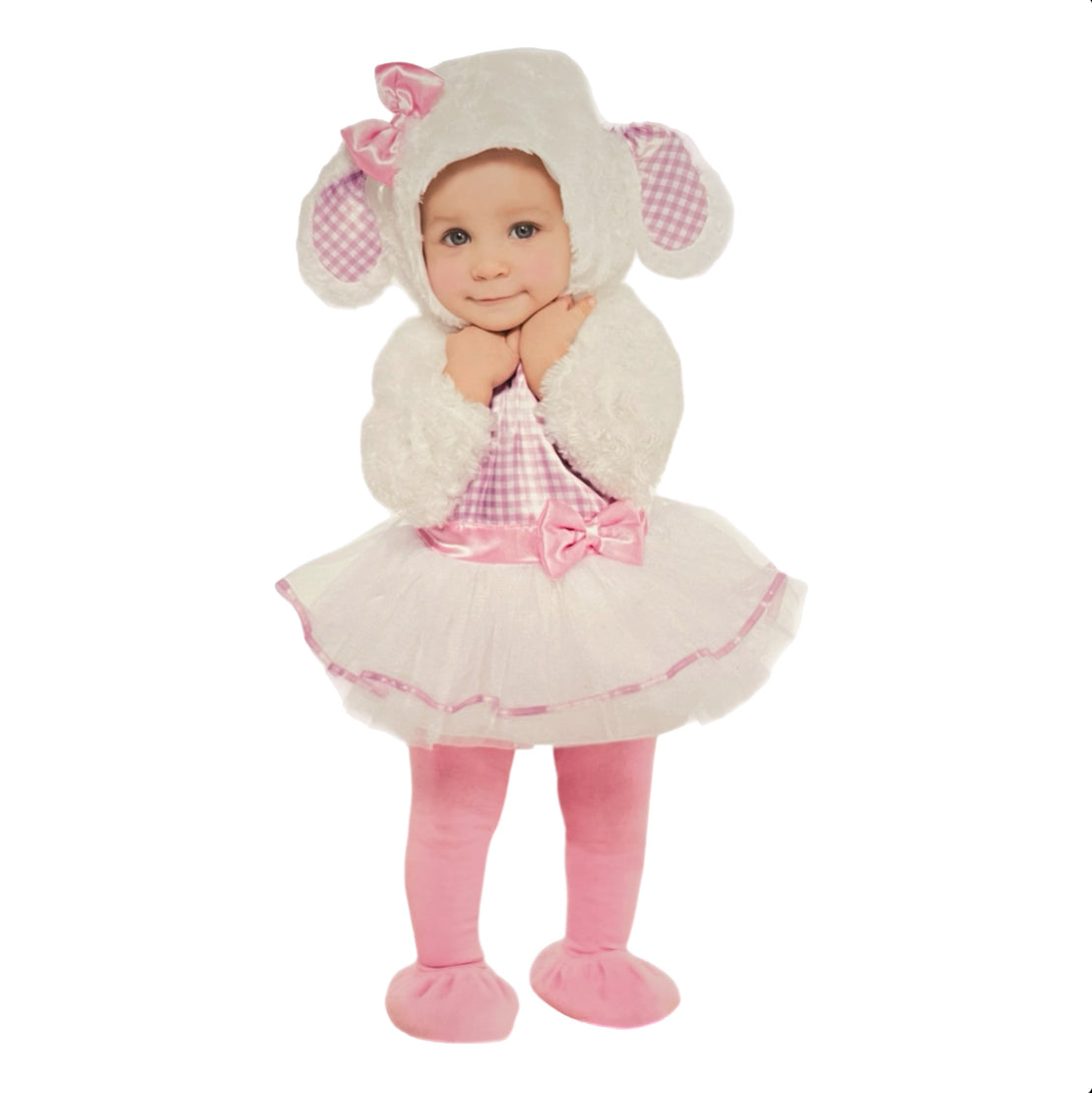 Mädchen Kinder Kostüm Schäfchen Schaf