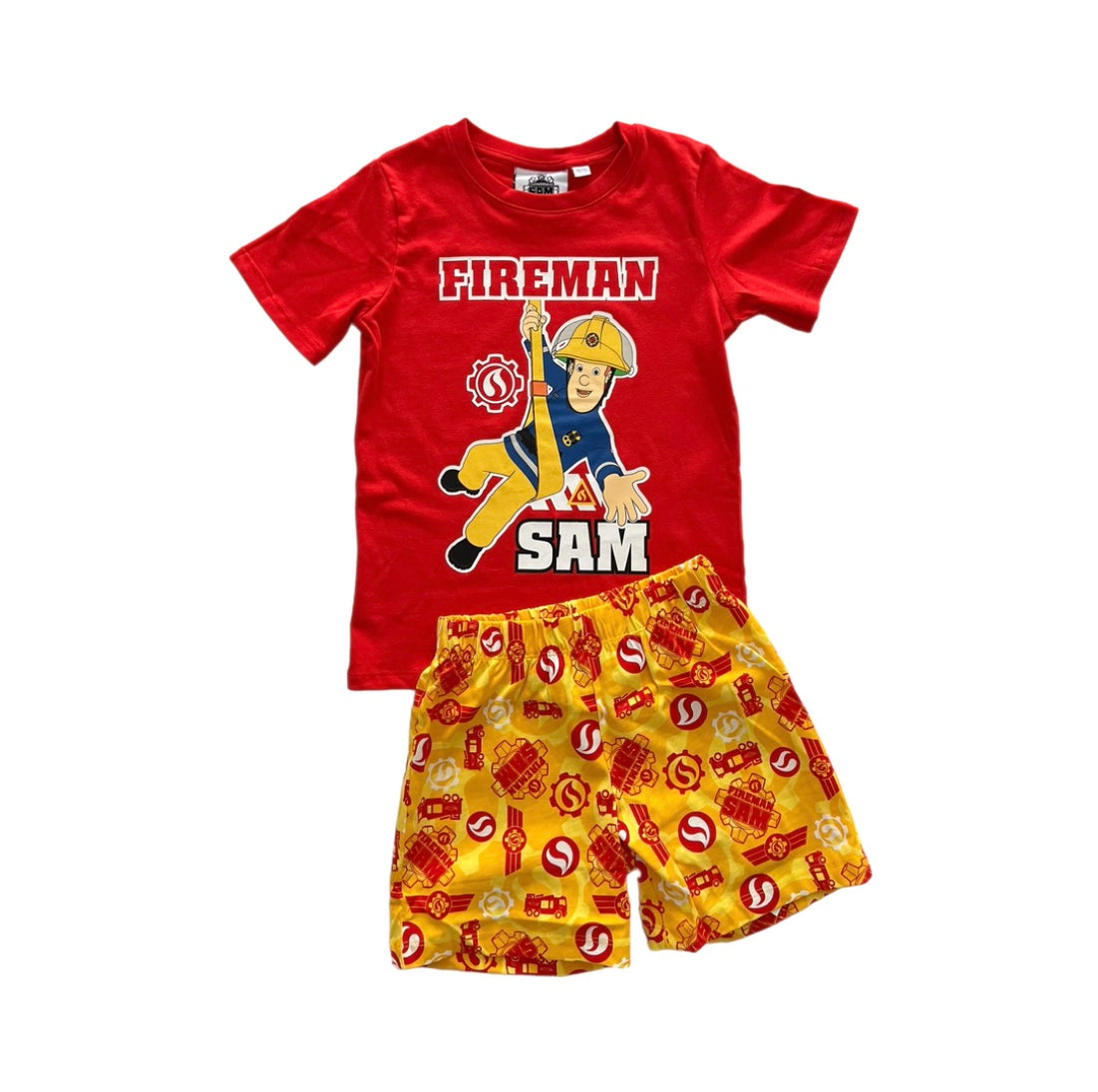 Kinder Schlafanzug Feuerwehrmann Sam Leuchtend