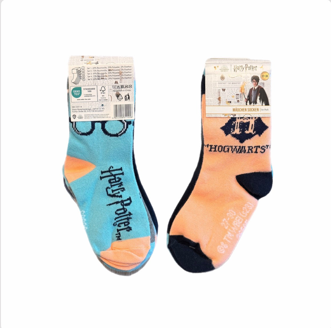 Kinder Socken Harry Potter 5er Pack