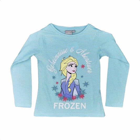 Mädchen Langarm Shirt Frozen Eiskönigin
