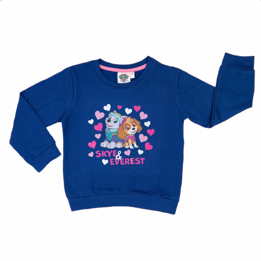 Mädchen Sweatshirt Paw Patrol Dunkelblau