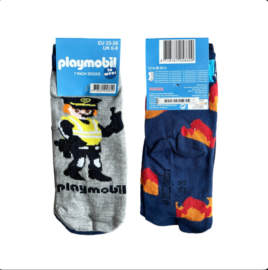 Jungen Socken 7er Pack Playmobil