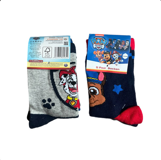 Jungen Socken 5er Pack Paw Patrol