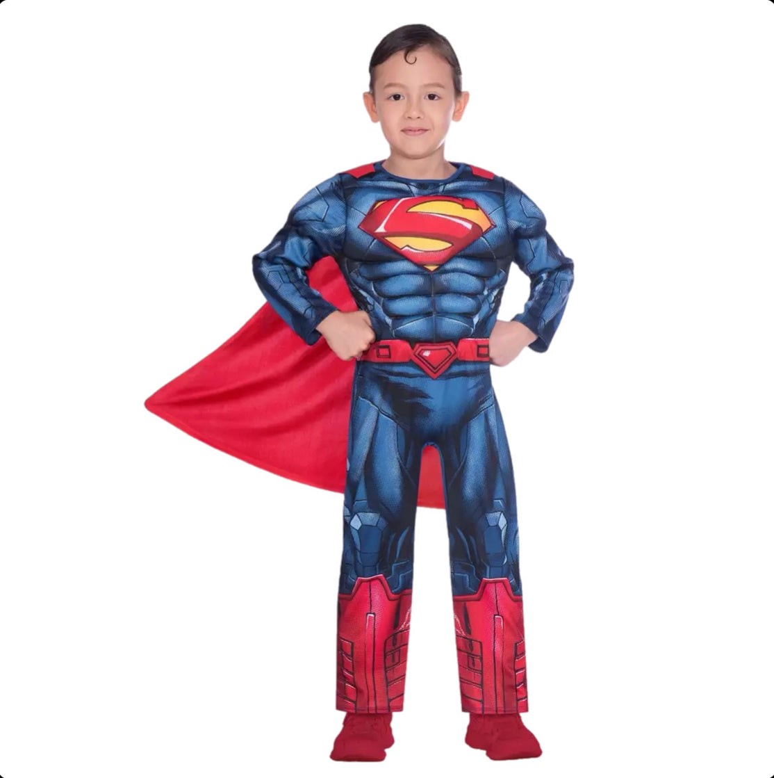 Jungen Kinder Kostüm Superman