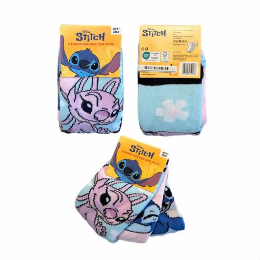 Kinder Socken Stitch 3er Pack