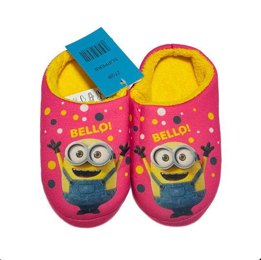 Kinder Hausschuhe Minions Pink