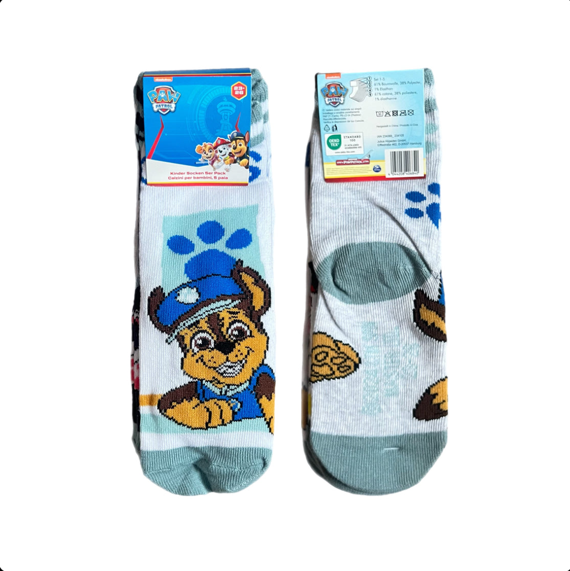 Kinder Socken Paw Patrol 5er Pack