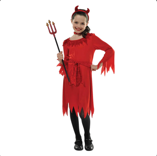 Mädchen Kinder Kostüm Lil Devil Teufel