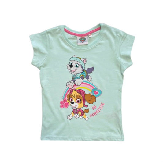 Mädchen T-Shirt Paw Patrol Be Pawsitive