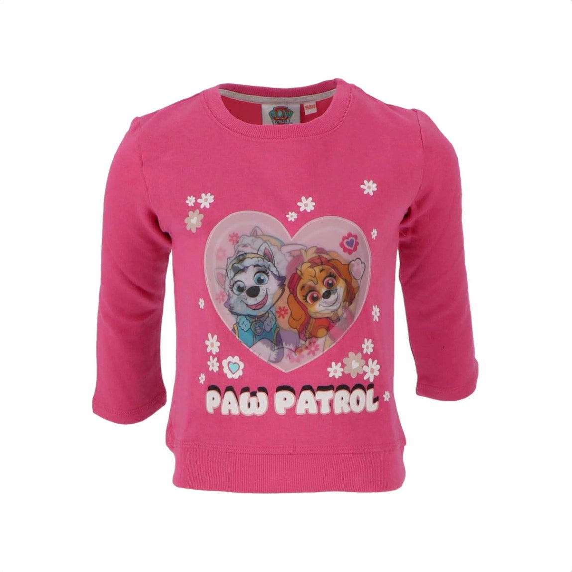 Mädchen Sweatshirt Paw Patrol Pink Herzen