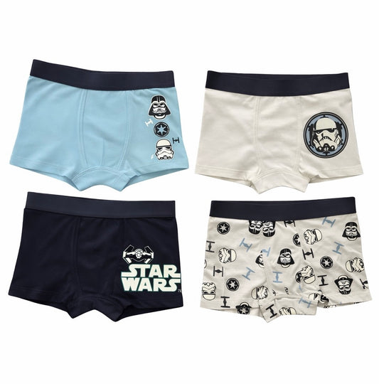 Jungen Boxershorts Star Wars 4er Pack Grau