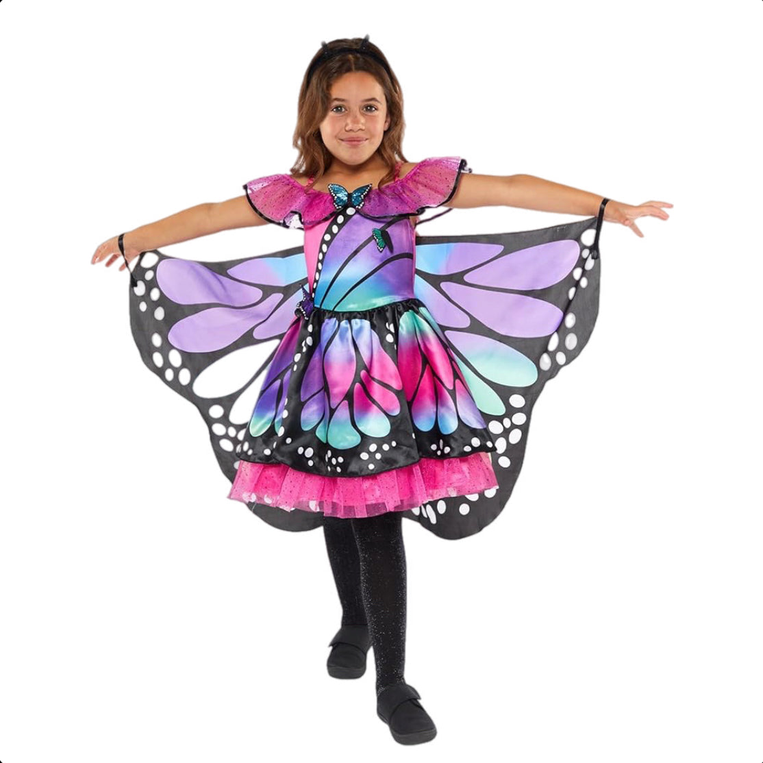 Mädchen Kinder Kostüm Schmetterling