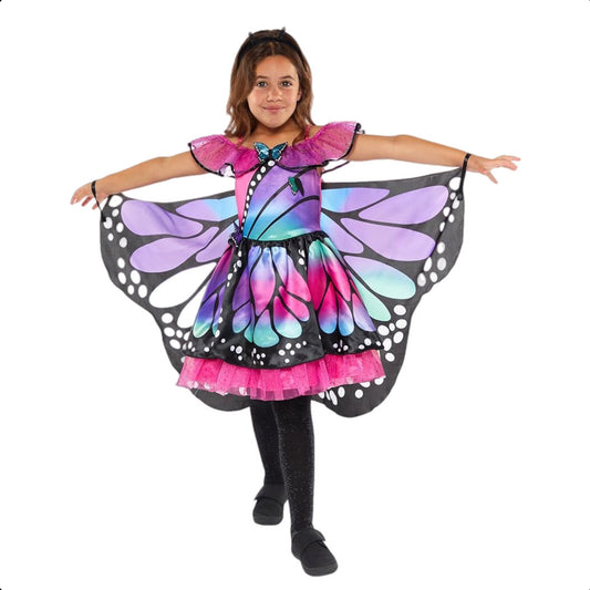 Mädchen Kinder Kostüm Schmetterling