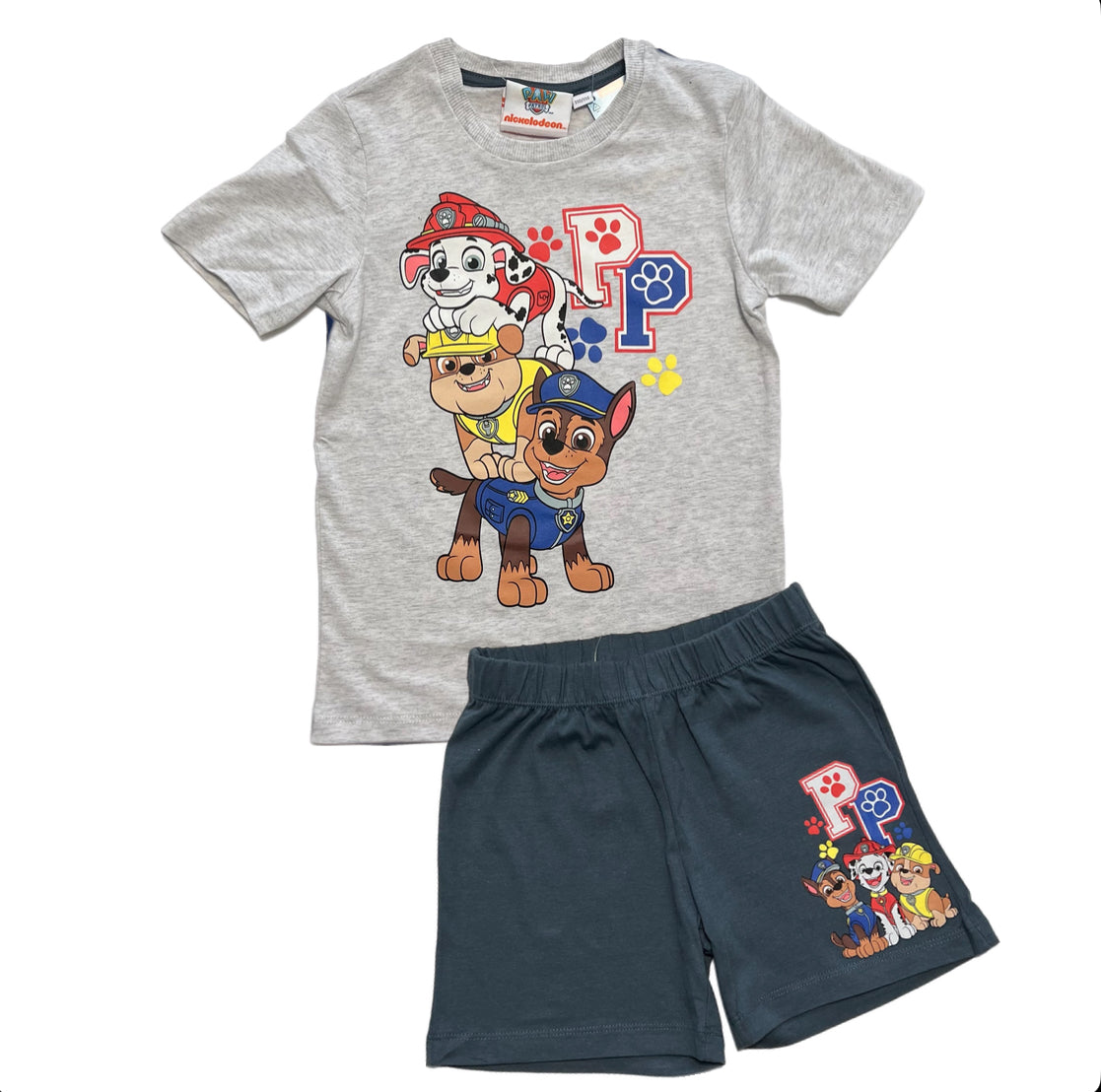 Kinder Schlafanzug Paw Patrol „PP“ Marshall Chase Rubble