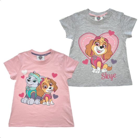 Mädchen T-Shirts 2er Pack Paw Patrol