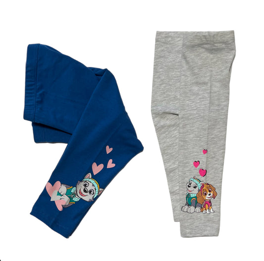 Mädchen Leggings Paw Patrol 2er Pack